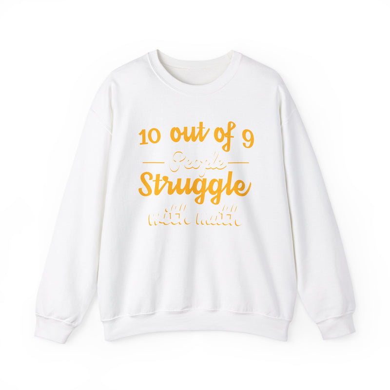10 out of 9 people struggle with math