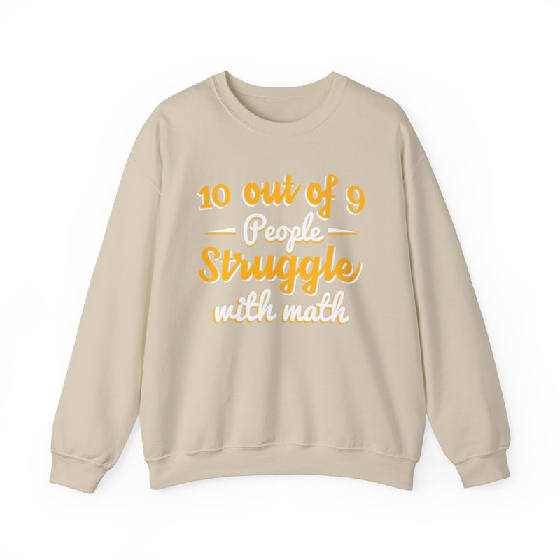 10 out of 9 people struggle with math